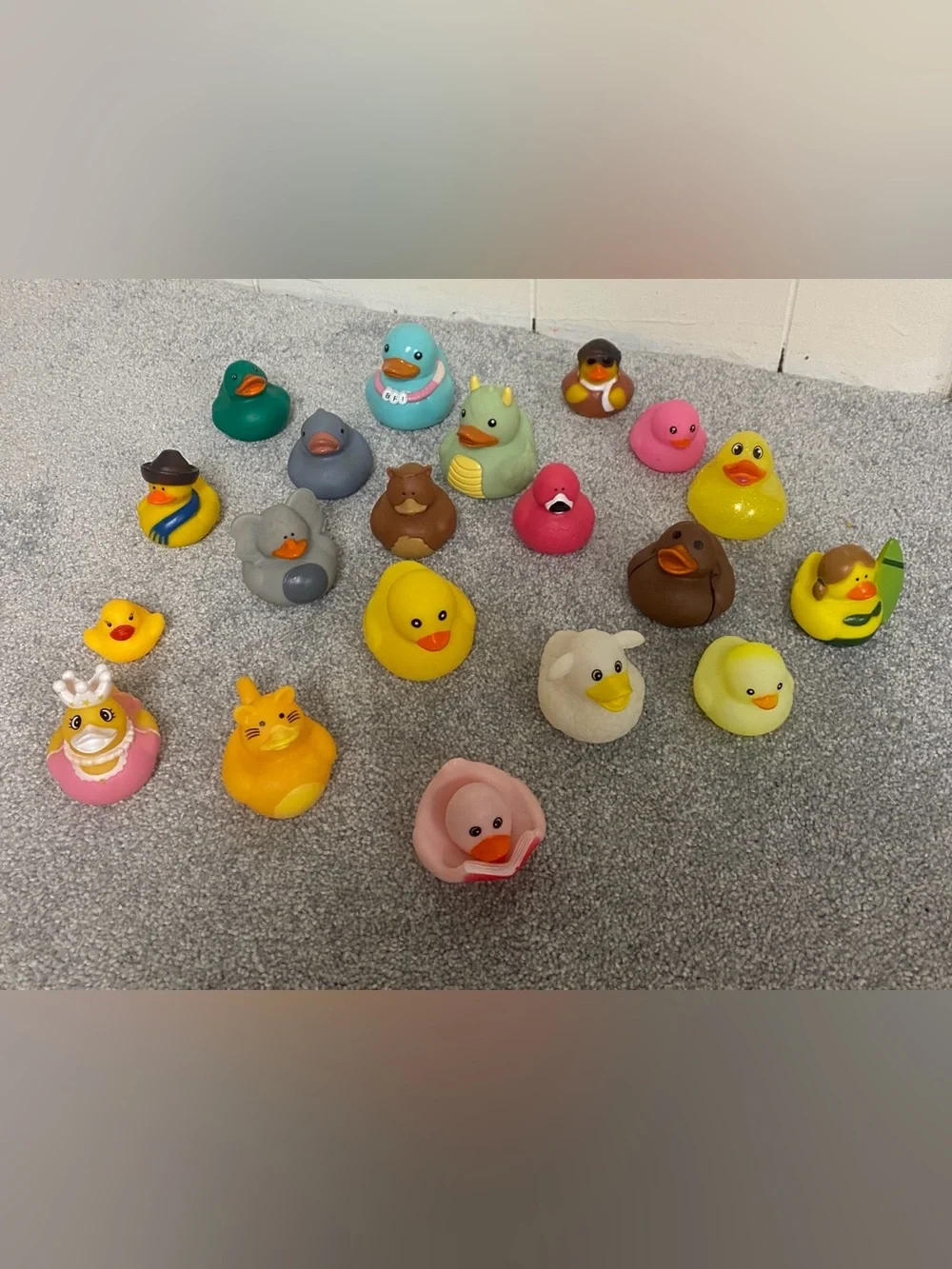 Assorted Rubber Duck Bath Toy Bundle - Multicolor